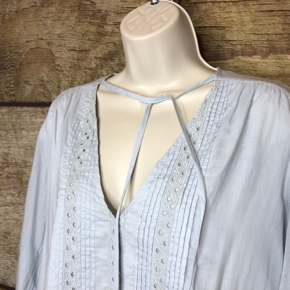 St.Roche Womens Small Dress Organic Cotton Tiered - Picture 2 of 8